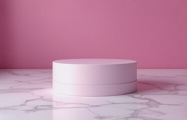 Aufkleber - here's a description and keywords for the image: a minimalist, elegant scene. a soft pink backdrop c