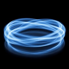 Poster - Abstract swirling ring of light