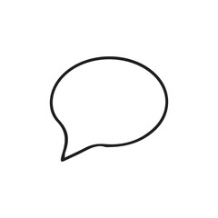 Poster - comment icon speech bubble symbol chat message icons. mobile, presentation, and logo design. vector 