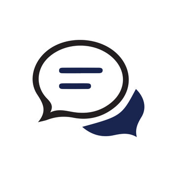 Comment icon speech bubble symbol Chat message icons. mobile, presentation, and logo design.
 vector illustration eps 10.
