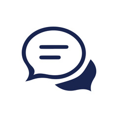 Poster - comment icon speech bubble symbol chat message icons. mobile, presentation, and logo design. vector 