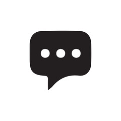 Poster - comment icon speech bubble symbol chat message icons. mobile, presentation, and logo design. vector 