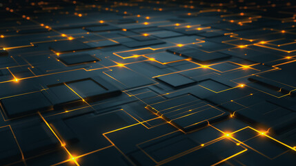Aufkleber - digital pathways: abstract image showcases interconnected digital pathways and circuitry, representi
