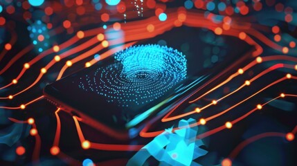 Poster - Smartphone connected via wireless signals stock photo --ar 16:9 --raw --v 6 Job ID: 91e08934-5ab9-4a71-a28f-f43374f8e488