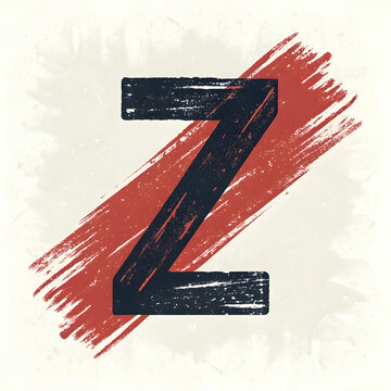 minus sign brush stroke distressed style typograph