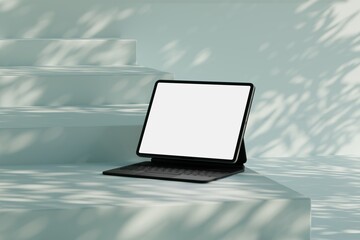 Wall Mural - responsive web design and website mockup, devices mock up, smartphone desktop tablet laptop template