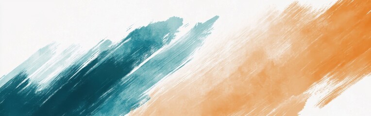 Leinwandbilder - Soft pencil strokes gradient from amber to teal creating an abstract background texture