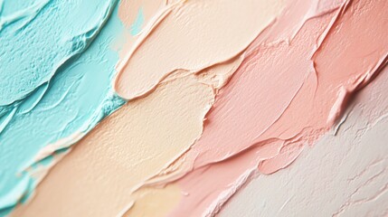 Poster - Abstract pastel color paint texture background.
