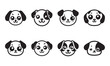 © Adventure - Minimalist Cartoon Dog Face with Big Eyes – Vector Silhouette Art