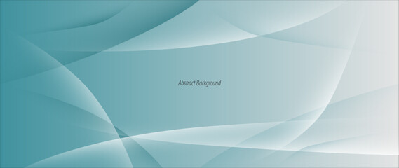 Poster - Blue abstract background with subtle color gradations and shaded curved lines. A neatly arranged wave-like pattern.	
