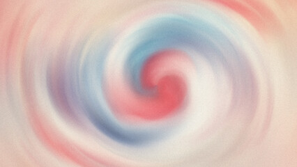 Poster - Abstract blurred swirl with pastel colors creating a soft and dreamy visual effect in the center