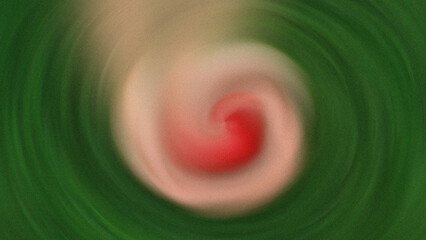 Poster - Abstract blurred spiral of pink and white against a green background creating a vortex effect image