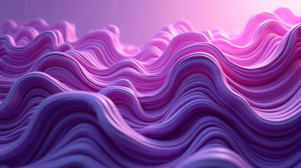 Aufkleber - Abstract wavy texture in vibrant purple hues creates a dynamic and mesmerizing visual effect.