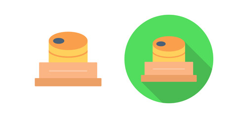 Canvas Print - barrel vector icon