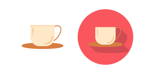 Canvas Print - tea vector icon