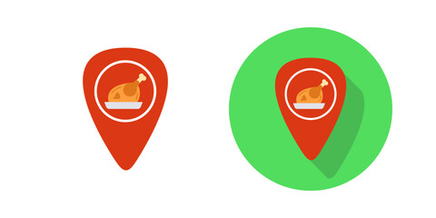 Canvas Print - location vector icon