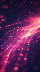 Poster - A pink and purple background with a lot of dots. The dots are scattered all over the background and are of different sizes. The background is very colorful and vibrant