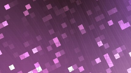Poster - Abstract Geometric Patterns in Shades of Purple and White with Dynamic Movement