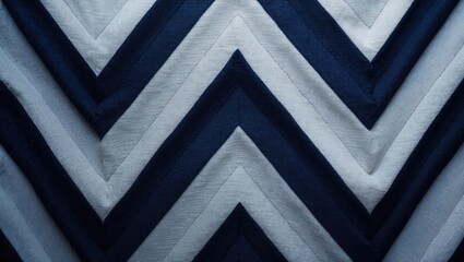 Poster - Modern zig zag fabric pattern for wall decoration and textile design