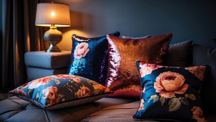 Poster - Stylish cushions to enhance your home decor