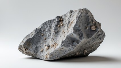 Poster - Isolated asphalt fragment on a white background