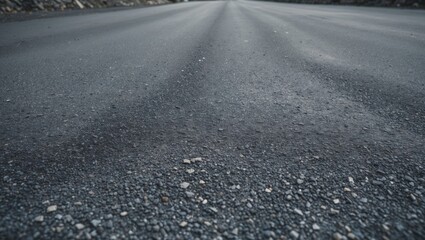 Poster - Gray asphalt road background with abstract pattern