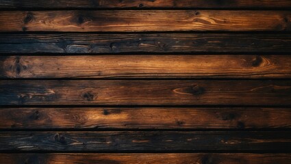Poster - Vintage wood texture with burnt and scorched details for background and design