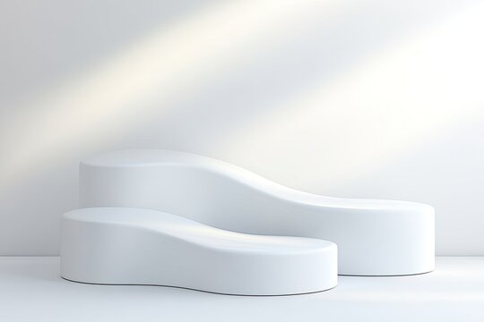 Abstract White Product Display