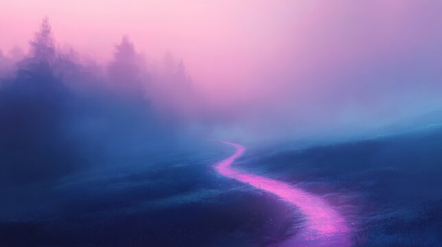 Twisting glitch wave element on a glowing light backdrop
