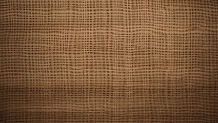 Aufkleber - Brown and Cream Canvas or Rustic Jute Sackcloth Woven Fabric Texture Background for Beans