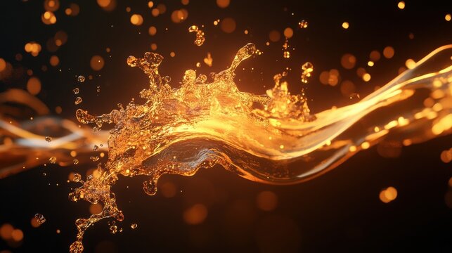glowing thread motion, radiant splash, background
