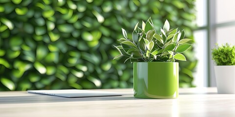 Aufkleber - Modern Office Workspace with Undefined Background and Soft Focus, Ideal for Business and Corporate Themes, Suitable for Various Professional Applications