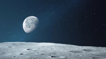 moon and stars