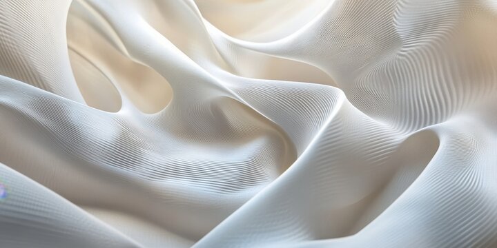 Folding holographic motion element on a soft tone backdrop