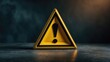 © MetaPixel - Yellow and Golden caution warning sign featuring an exclamation mark symbol on a backdrop.