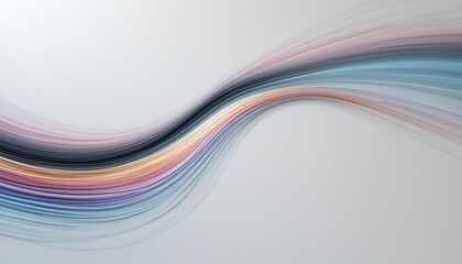 Poster - Flowing abstract art patterns digital canvas graphic design minimalistic style contemporary perspective modern aesthetic trends