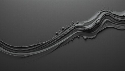 Poster - Dynamic abstract texture flow studio digital art minimalist close-up modern aesthetic