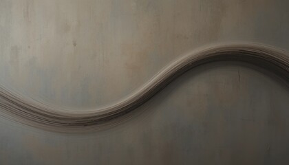 Poster - Artistic installation of curved hair strands contemporary gallery visual art indoor close-up creative expression