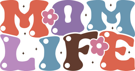 Naklejka na meble MOM SVG