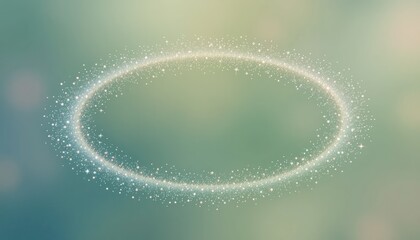 Poster - Magical sparkling aura abstract background digital art ethereal atmosphere close-up view illustrating serenity