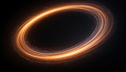 Poster - Dynamic swirling motion of energetic light abstract background digital artwork dark environment high perspective motion concept