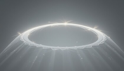 Poster - Dynamic light display futuristic setting digital art ethereal atmosphere abstract viewpoint visual concept