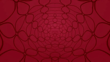 Abstract Red Pattern