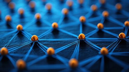 Poster - Interconnected Network: A Visual Representation of Global Connectivity and Communication