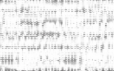 Aufkleber - Halftone vector background. Monochrome halftone pattern. Abstract geometric dots background. Pop Art comic gradient black white texture. Design for presentation banner, poster, flyer, business card.