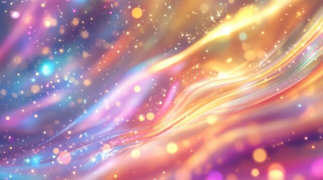 Shining light ripple with dreamy splash, subtle background