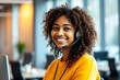 © RHMIND - Smiling African Woman Call Center Agent with Headset – Customer Service and VoIP Support