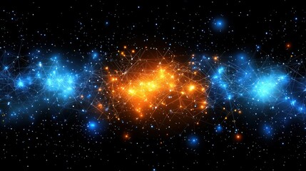 Poster - Cosmic Network: A Celestial Tapestry of Interconnectedness