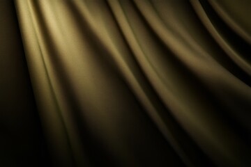 Leinwandbilder - Soft green satin fabric catches natural light, revealing its smooth texture and luxurious quality, perfect for interior design or fashion projects