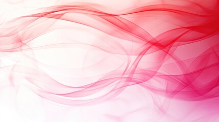 Wall Mural - red and white abstract swirls of smoke.